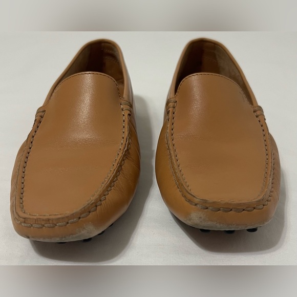 Tod’s Leather Driving Loafers Gommino Brown Old Money slip on comfort shoe - Picture 2 of 11